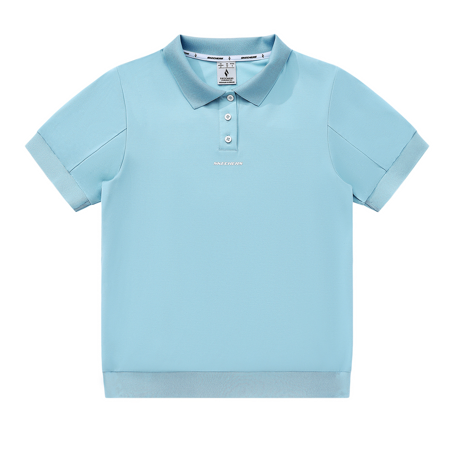 

Skechers Yazhuan Series Polo Shirt Unisex Gray Blue