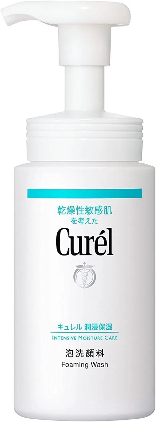 Очищающая пенка для лица Kao Curel Medicated Foaming Facial Cleanser 150 мл, 10 шт