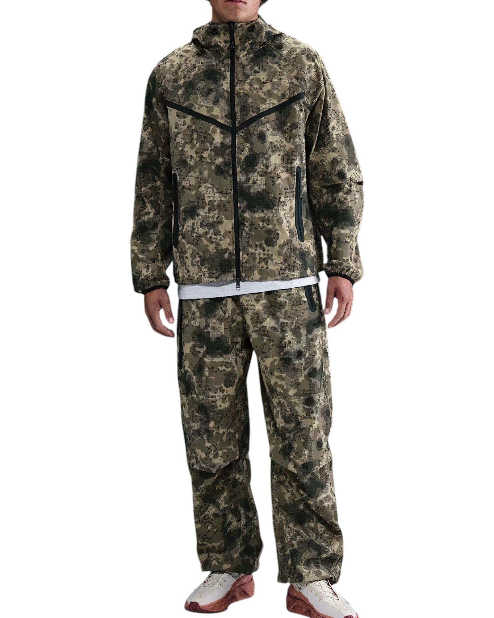 Куртка Nike Tech Dri-FIT Windrunner 'Woven Camo' — фото 2