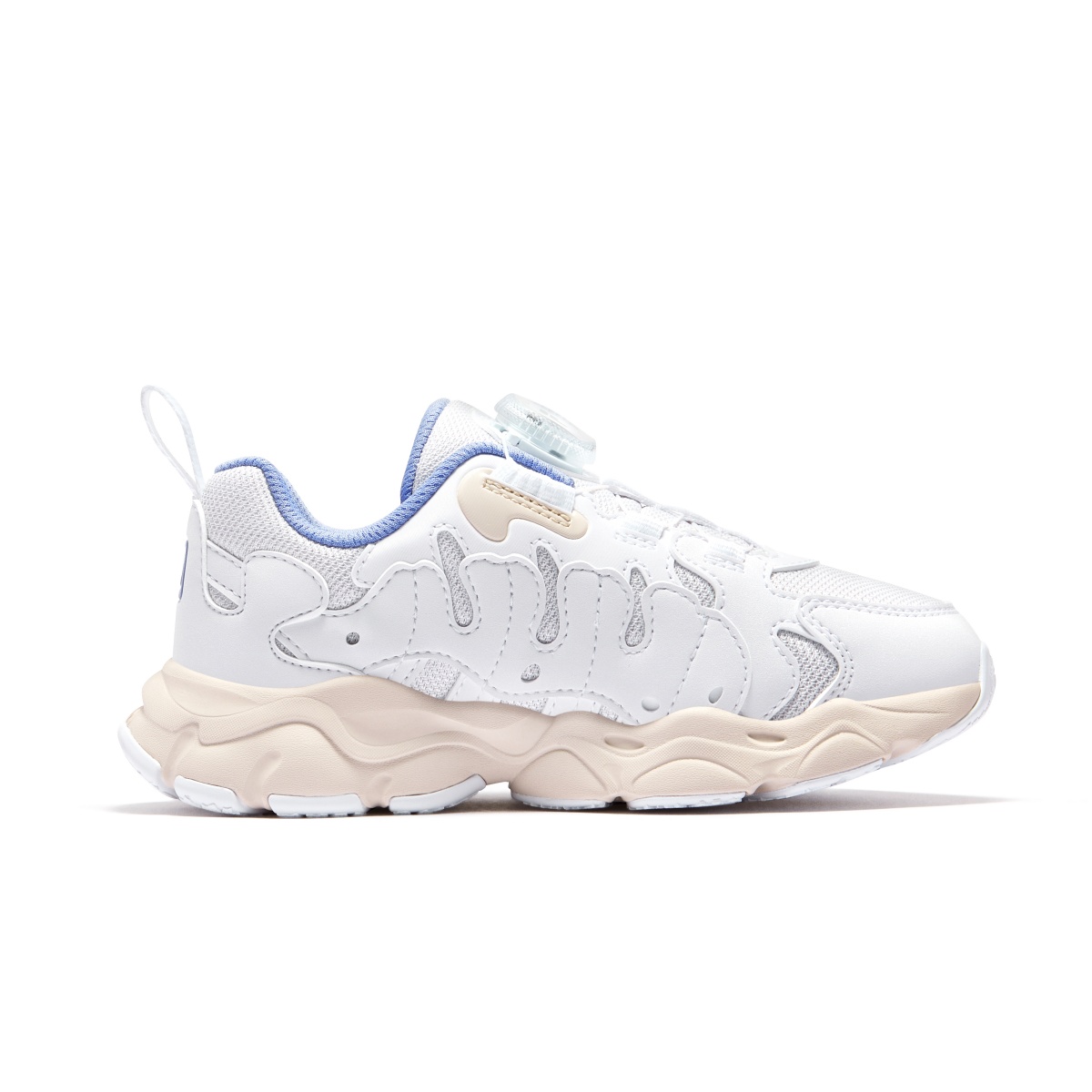 FILA KIDS Heritage FHT легкие амортизирующие низкие детские кроссовки Lilac/White для детей 3-7 лет — фото 3