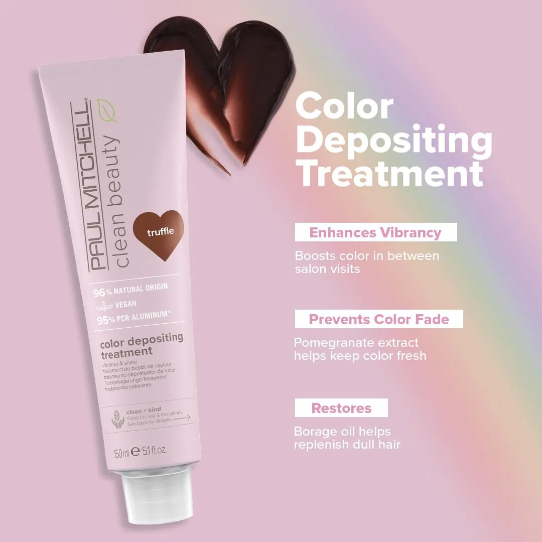 Маска для волос «Colour Depositing Treatment Truffle» от Clean Beauty Paul Mitchell — фото 2