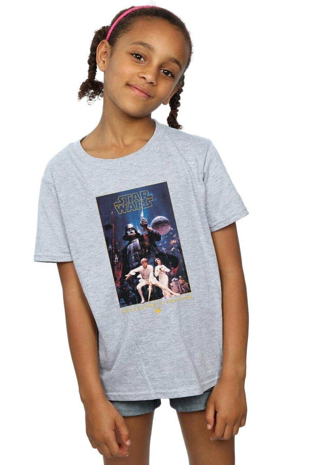 

Хлопковая футболка из коллекционного издания Star Wars, серый