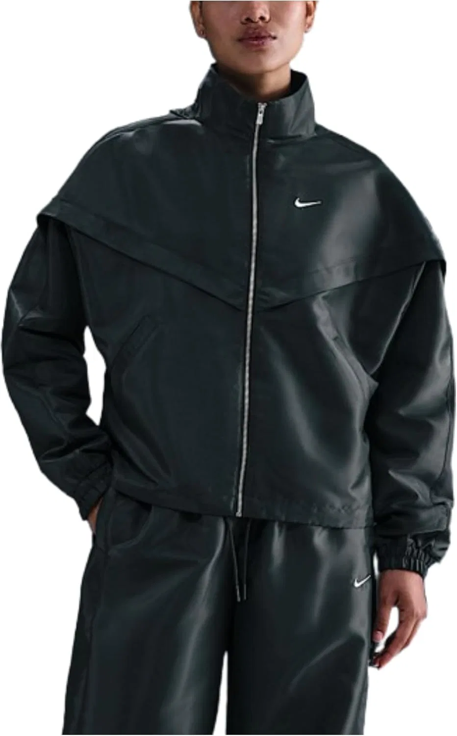 Куртка женская активная Nike Windrunner Shine, цвет Seaweed/Sail