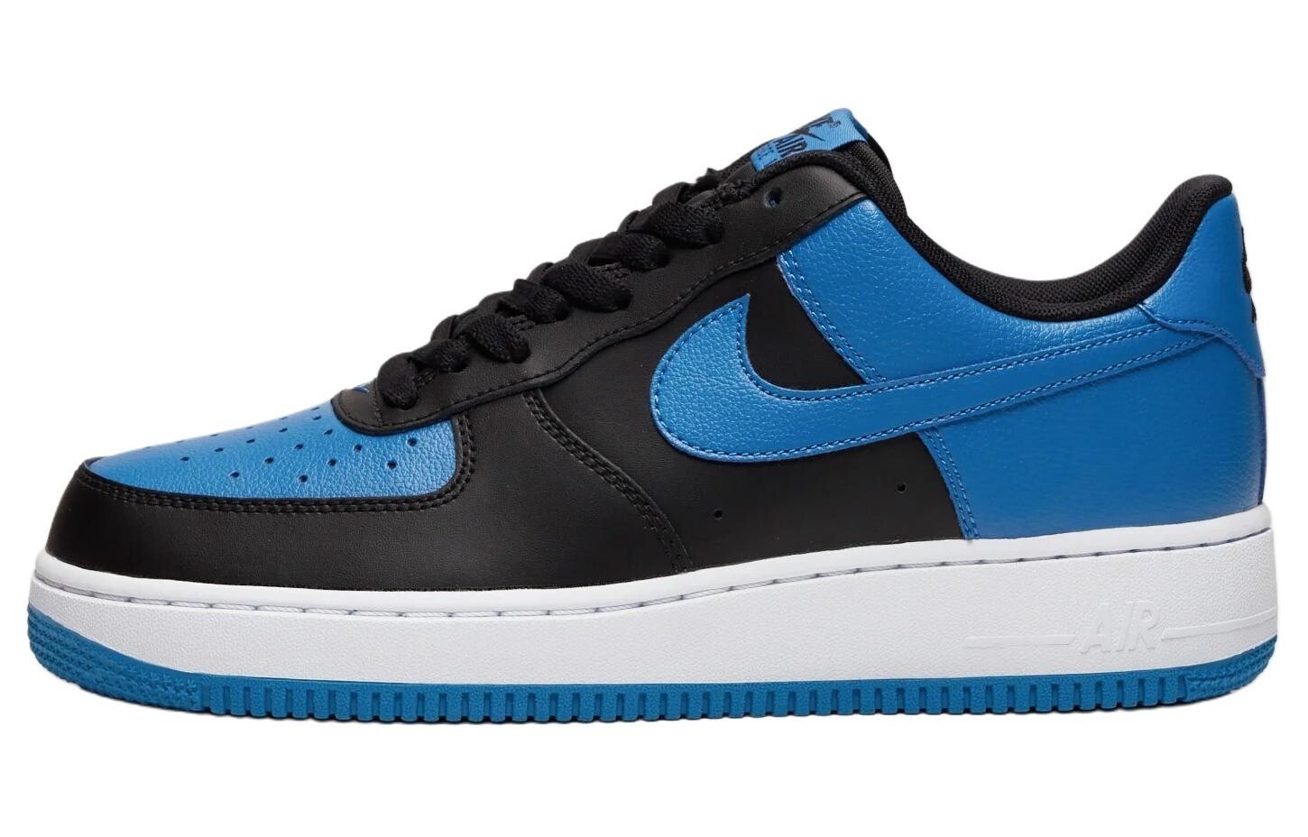 

Кроссовки Nike Air Force 1 Lifestyle Shoes Unisex Low-top Blue With Black Lettering, синий