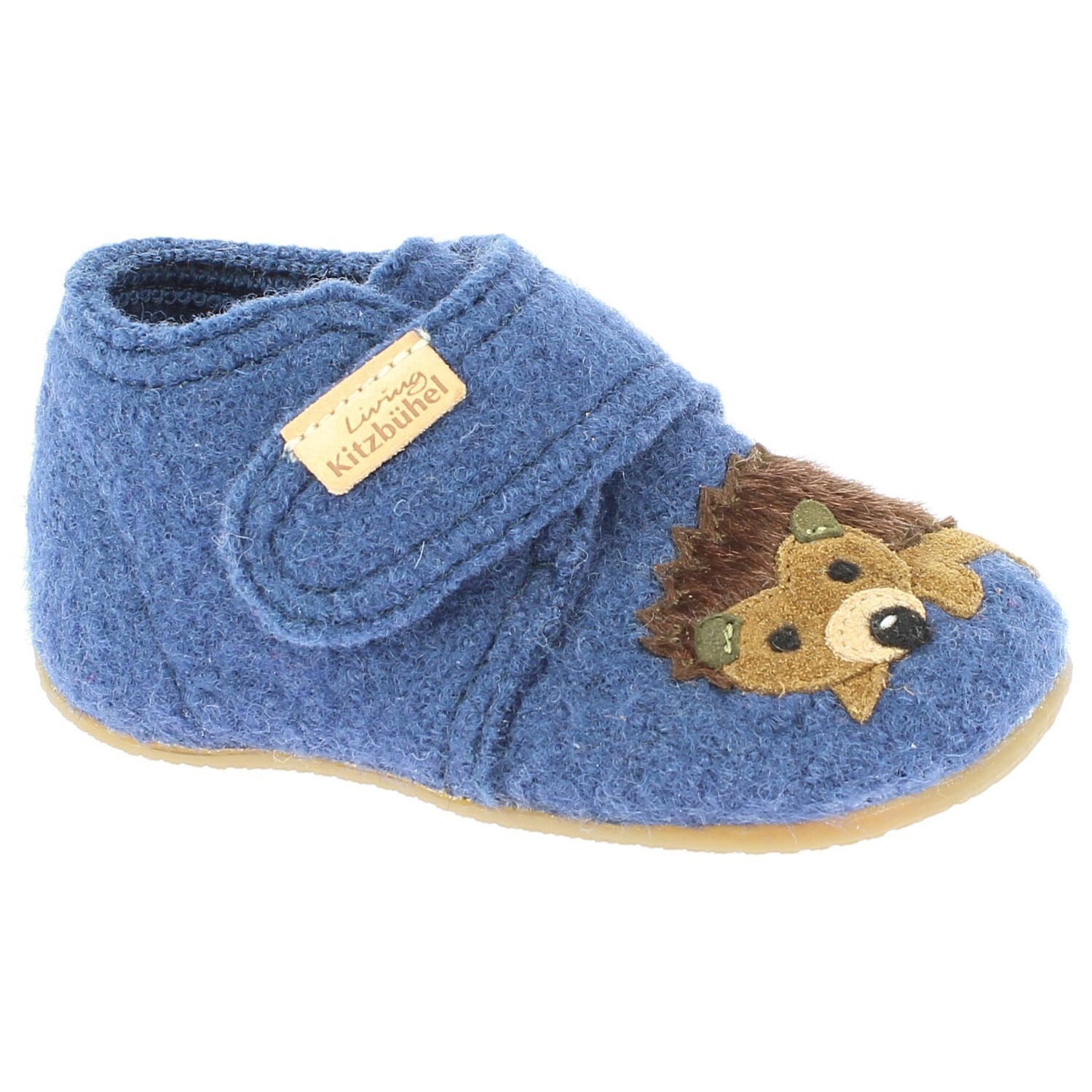 

Тапочки Living Kitzbühel Baby's Klettschuh Igel und Pilz, цвет Midnight Navy