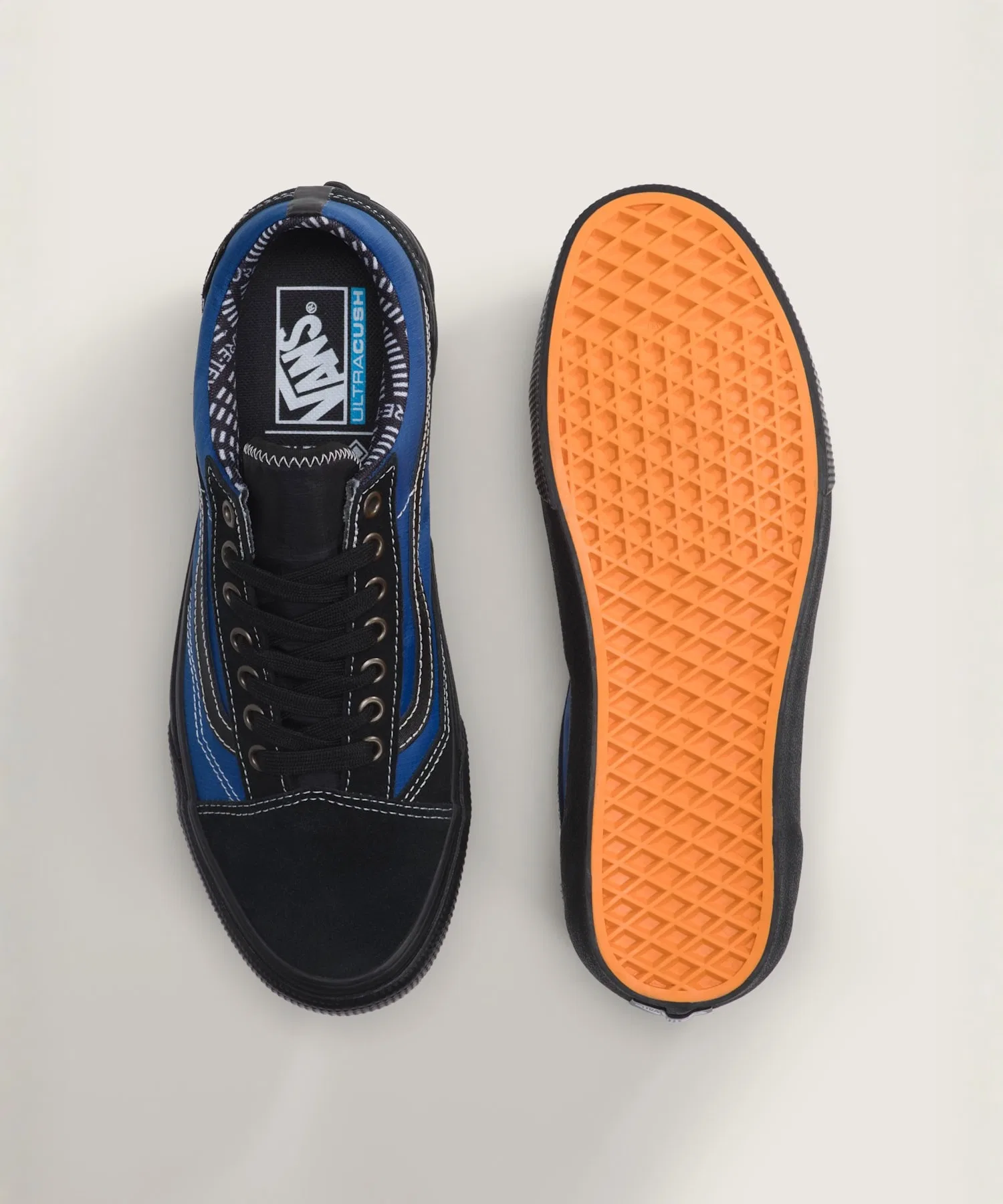 Унисекс кроссовки VANS Old Skool GORE-TEX OUTDOOR BLA тёмно-синие — фото 3