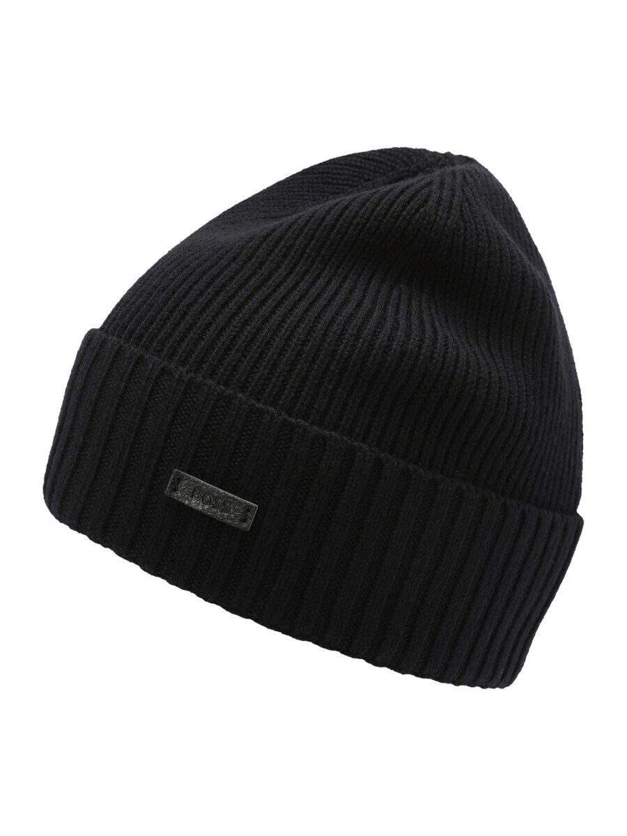 

Шапка BOSS Beanie Fati, черный