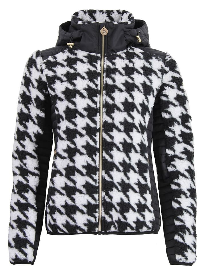 

Куртка софтшелл Peak Mountain Hybridjacke Amore, черный/белый