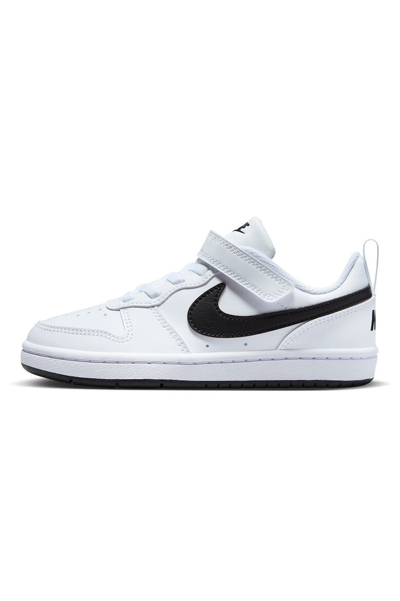 

Кроссовки Court Borough из экокожи на липучке Nike, черный