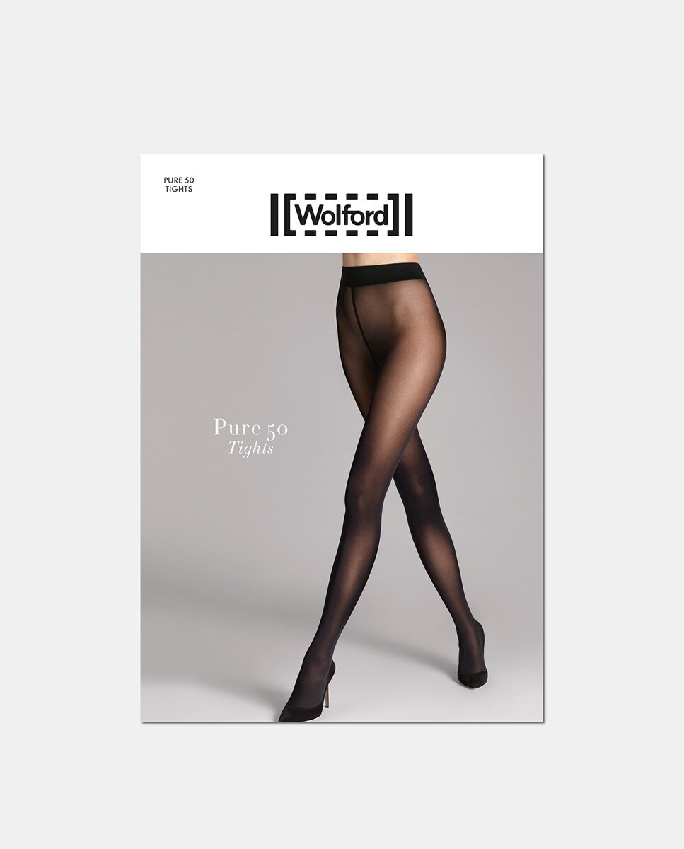 

Бесшовные трусики Wolford плотностью 50 ден Wolford, черный