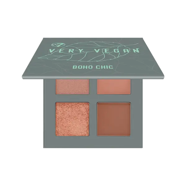 

Палитра прессованных пигментов для век Boho chic, 8 г W7 Very vegan pressed pigment quad