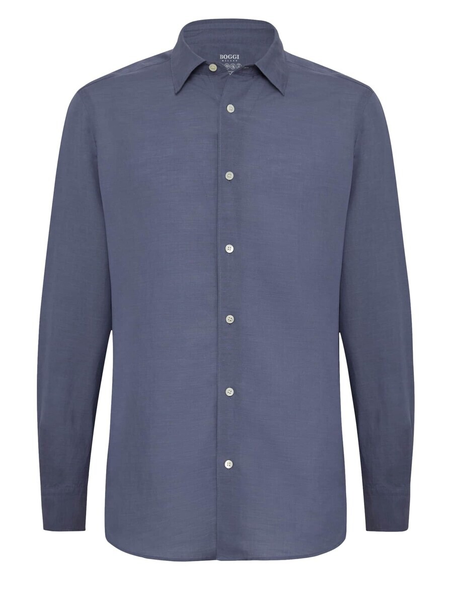 

Рубашка Boggi Milano Regular fit Button Up, индиго