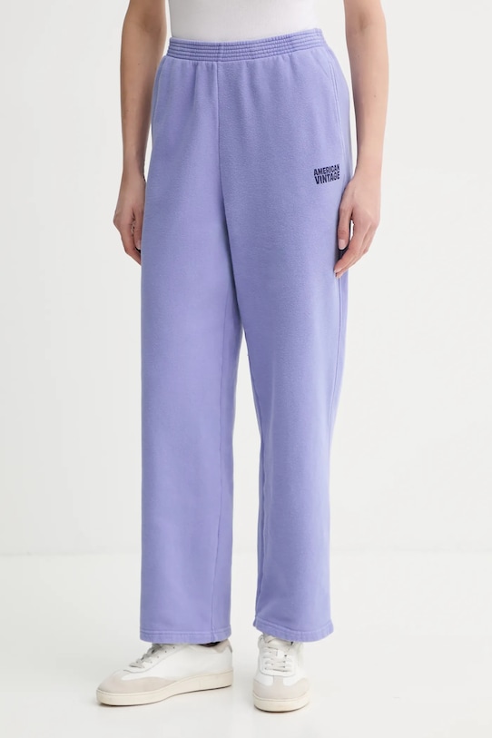 

Хлопковые спортивные штаны American Vintage, фиолетовый