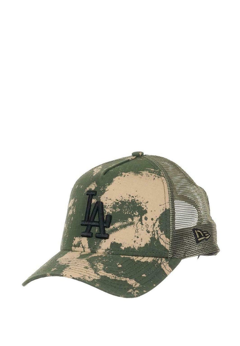

Бейсболка LOS ANGELES DODGERS A- FRAME ADJUSTABLE TRUCKER SPRAYCAMO RIPSTOP New Era, цвет Oliv
