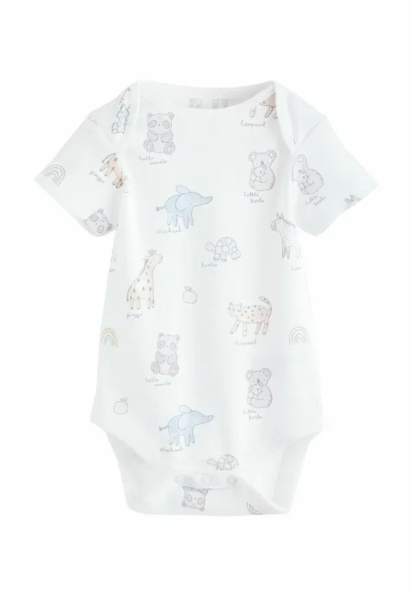 Боди Next Short sleeve baby 5 pack, белый — фото 2