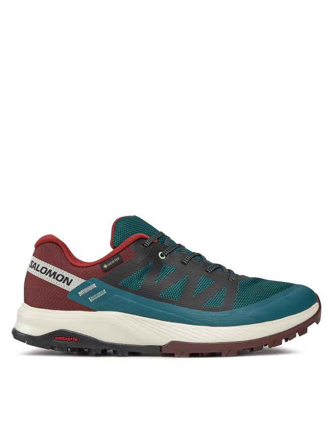 

Треккинговые кроссовки Outrise Gtx L47142100 Salomon, зеленый