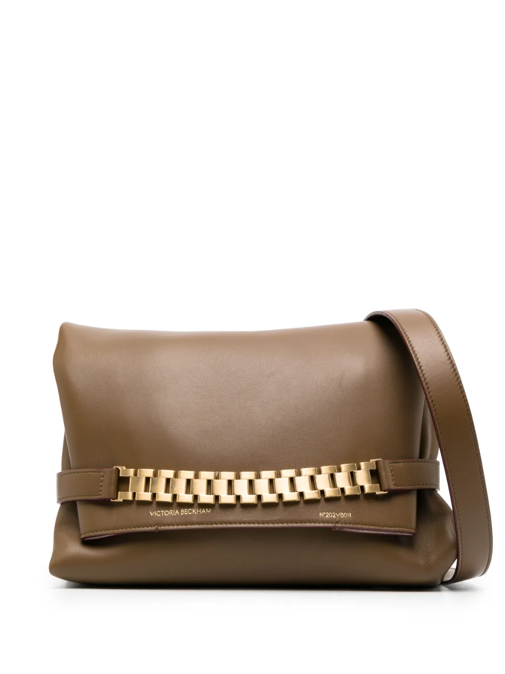 

Клатч Chain VICTORIA BECKHAM, коричневый