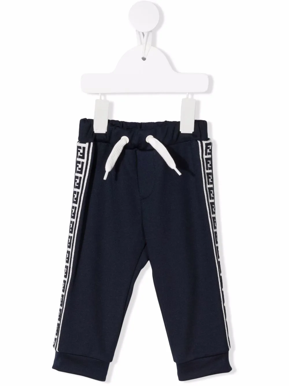 

Спортивные брюки с логотипом FF FENDI KIDS, синий