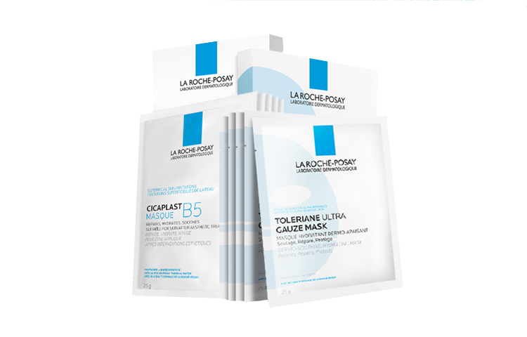 

Lifuquan B5 ультра защитная маска для лица увлажняющая и гидратирующая для всех типов кожи 5 шт+5 салфеток La Roche-Posay