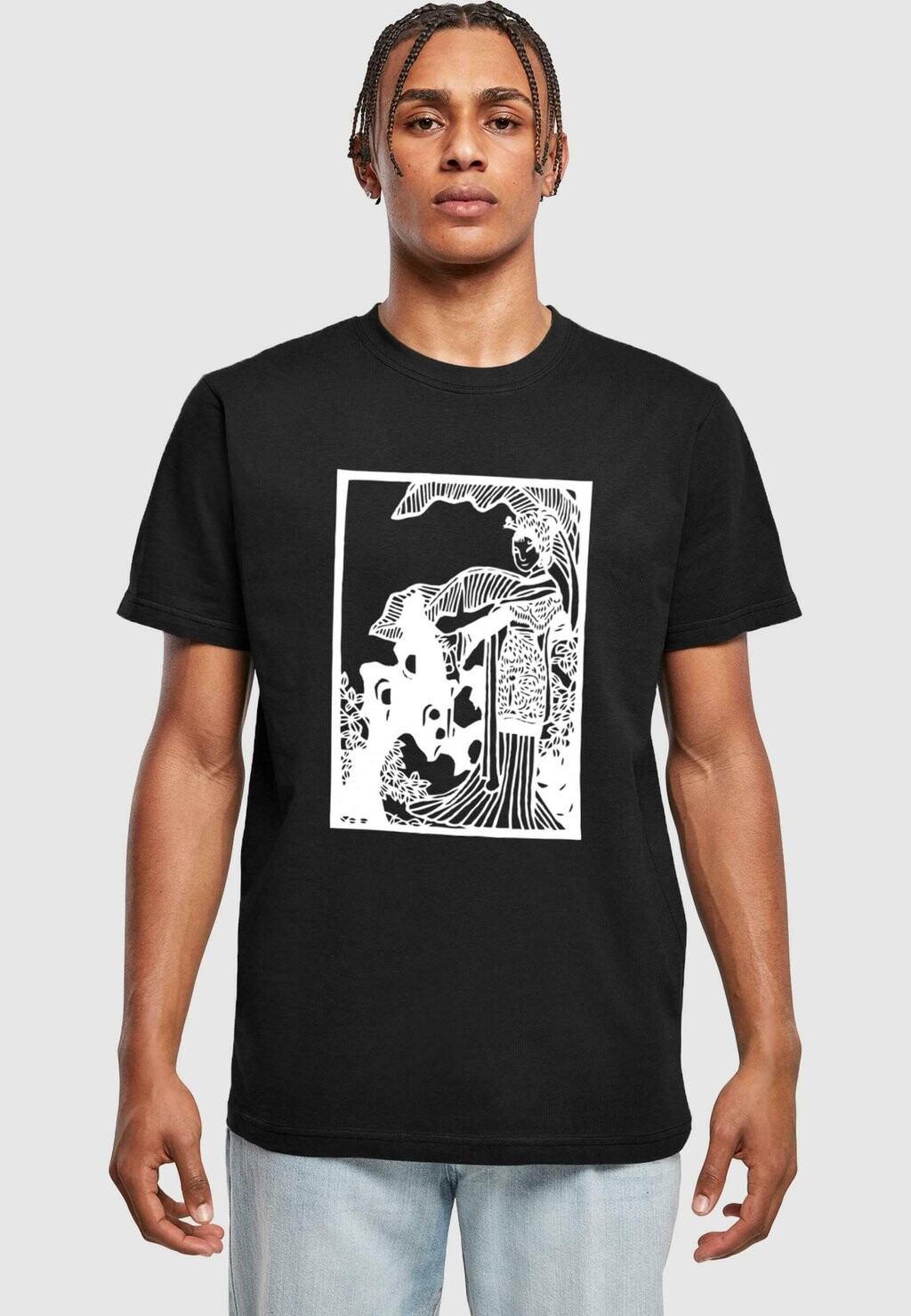 

Футболка с принтом CHINESE BEAUTY TEE Mister Tee, черный