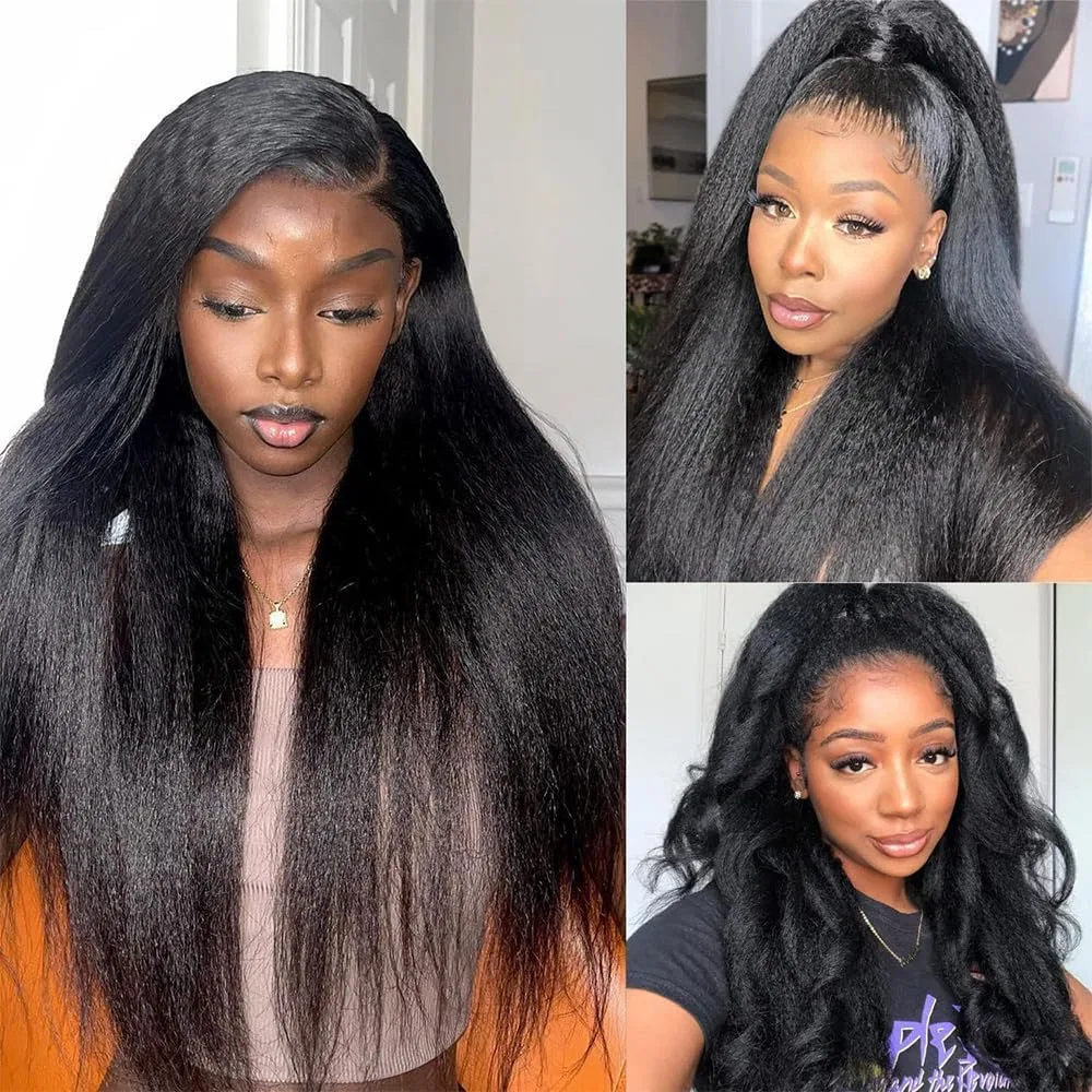 Женский парик «Yaki Lace Front Wig» из натуральных волос TOOCCI Toocci — фото 2