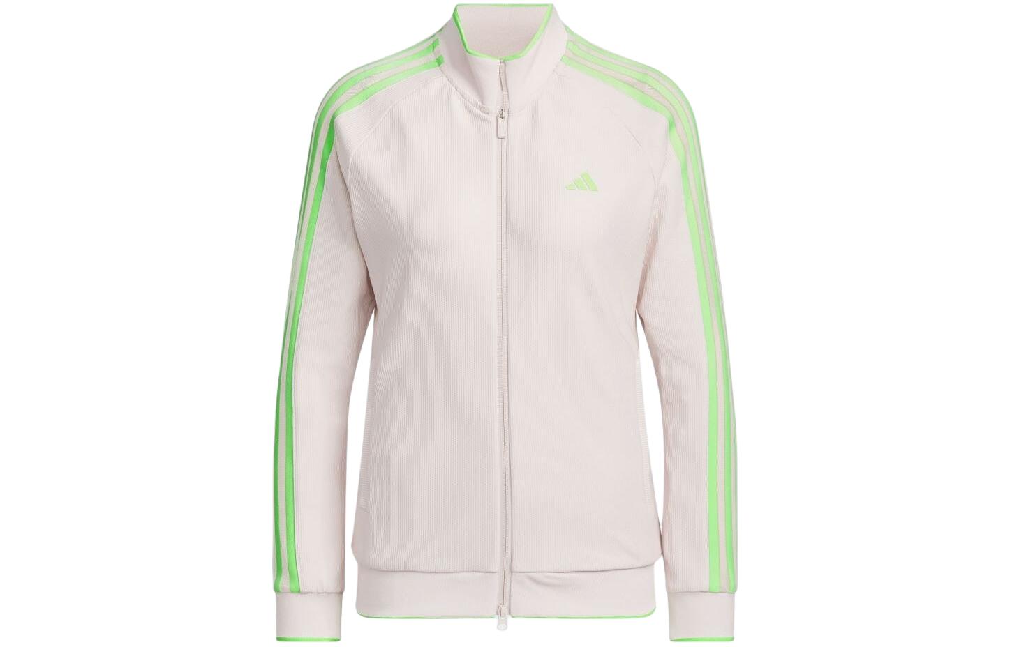 Куртка Adidas женская масляно-серая с фиолетовым — фото 2