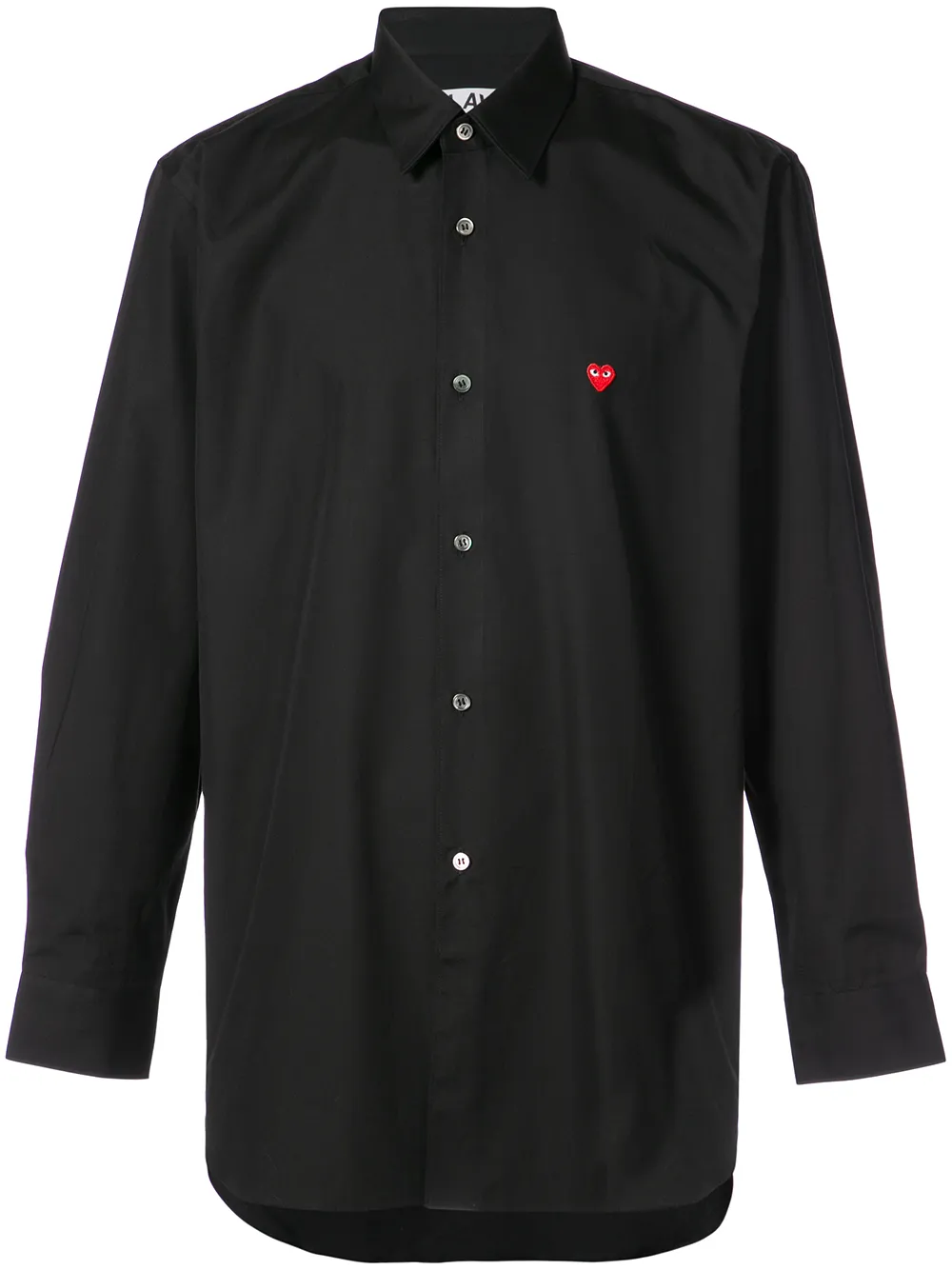 

Рубашка с логотипом в виде сердца Comme Des Garçons Play, черный