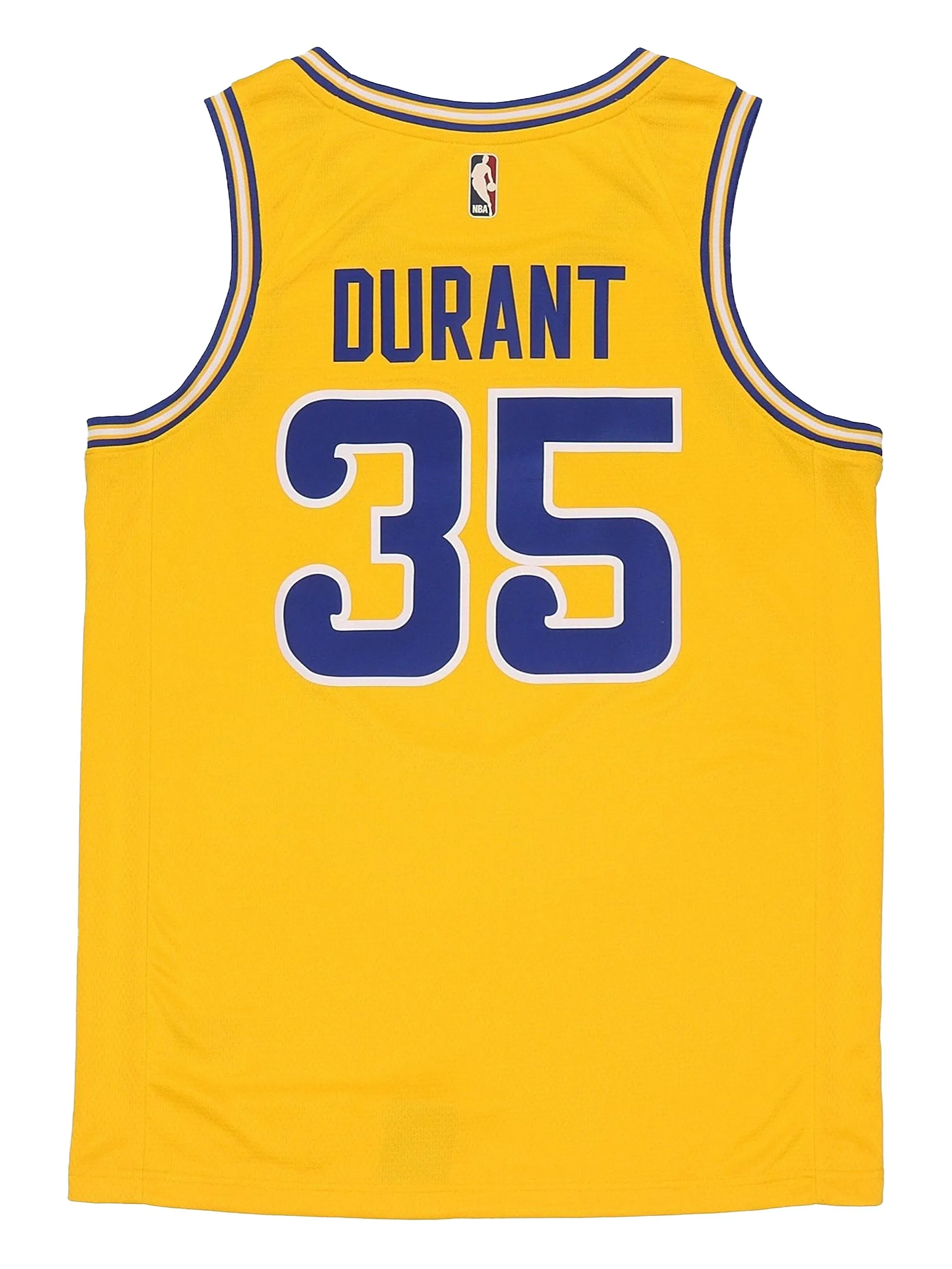 Топ NBA Golden State Warriors- Durant Hardwood Classics Nike, желтый — фото 2