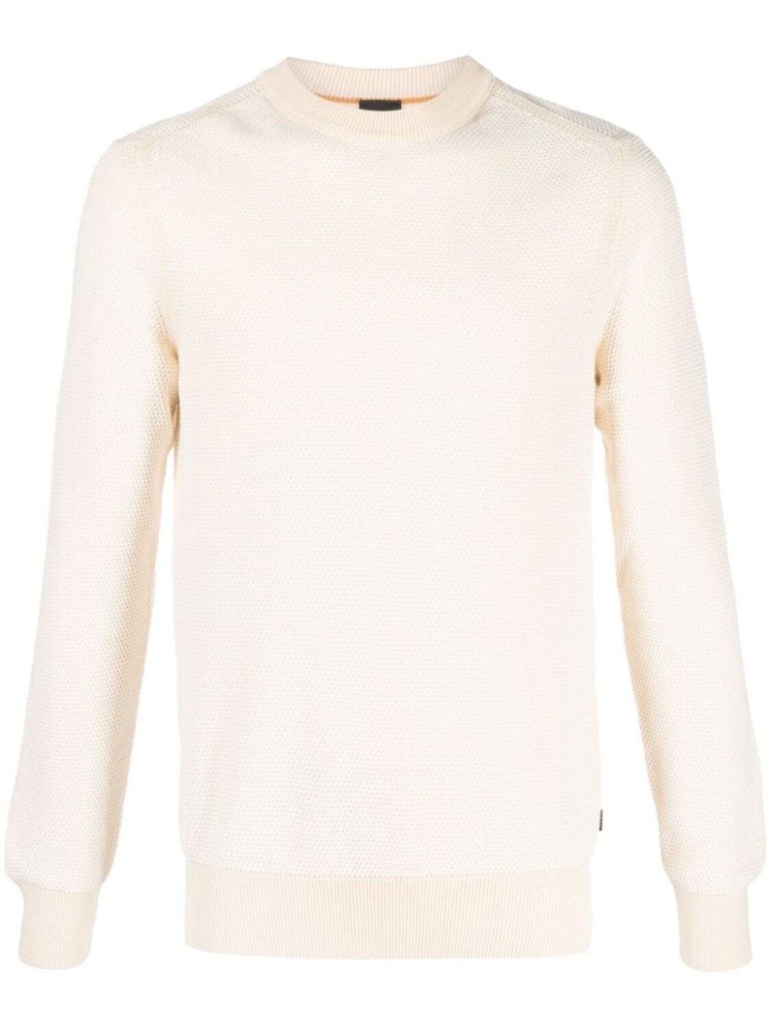 

BOSS толстовка из смесового хлопка, нейтральный цвет