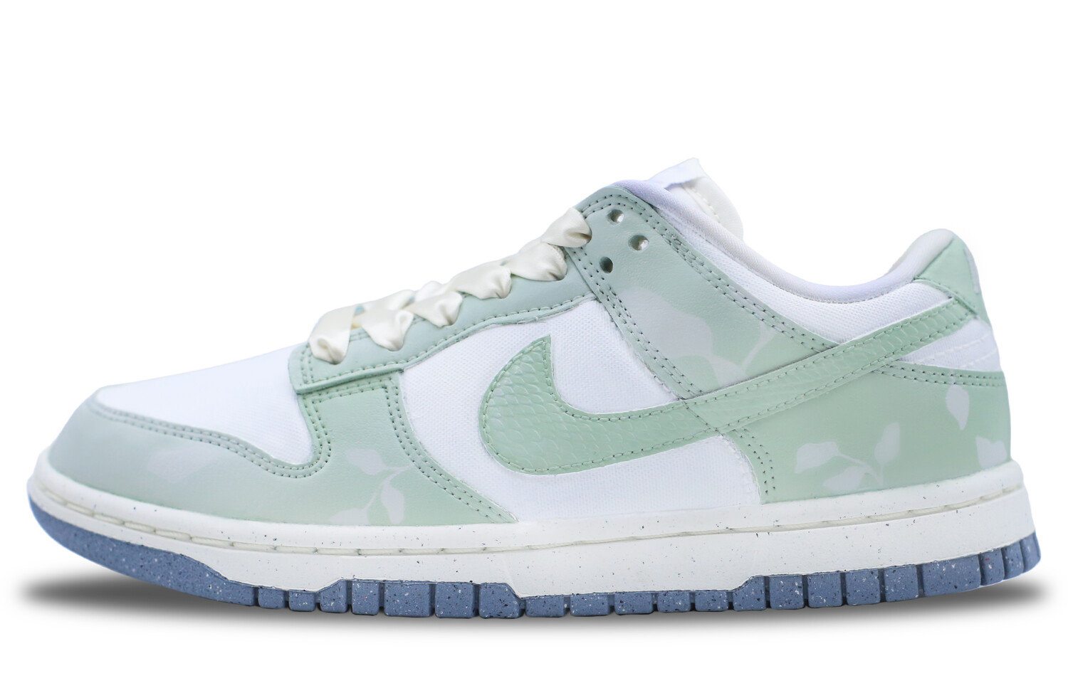

Кроссовки Nike Dunk Skateboarding Shoes Unisex Low-top White/purple, зеленый