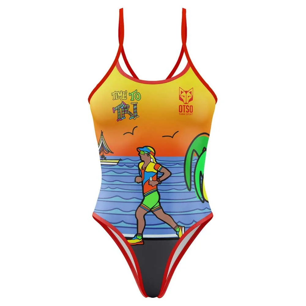 

Купальник Otso Time To Tri Run, мультиколор