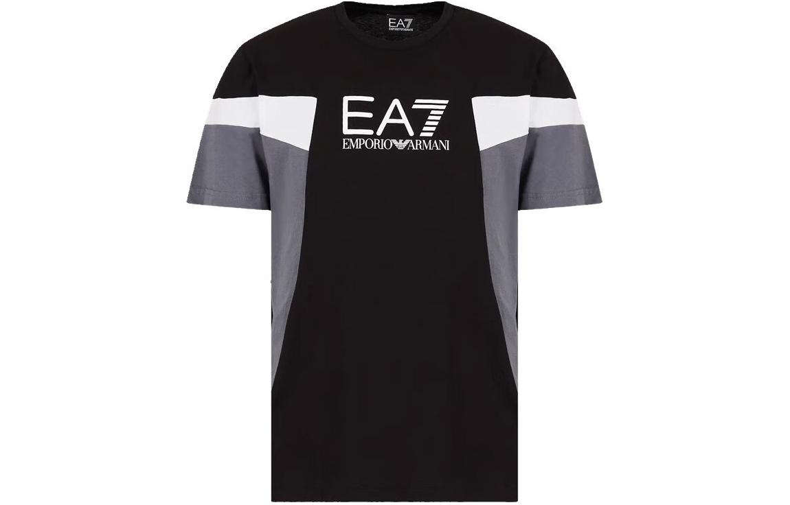 

EMPORIO ARMANI Футболка EA7 SS24 мужская черная
