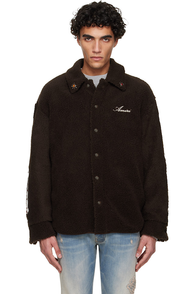 

Amiri Рубашка с коричневыми костями