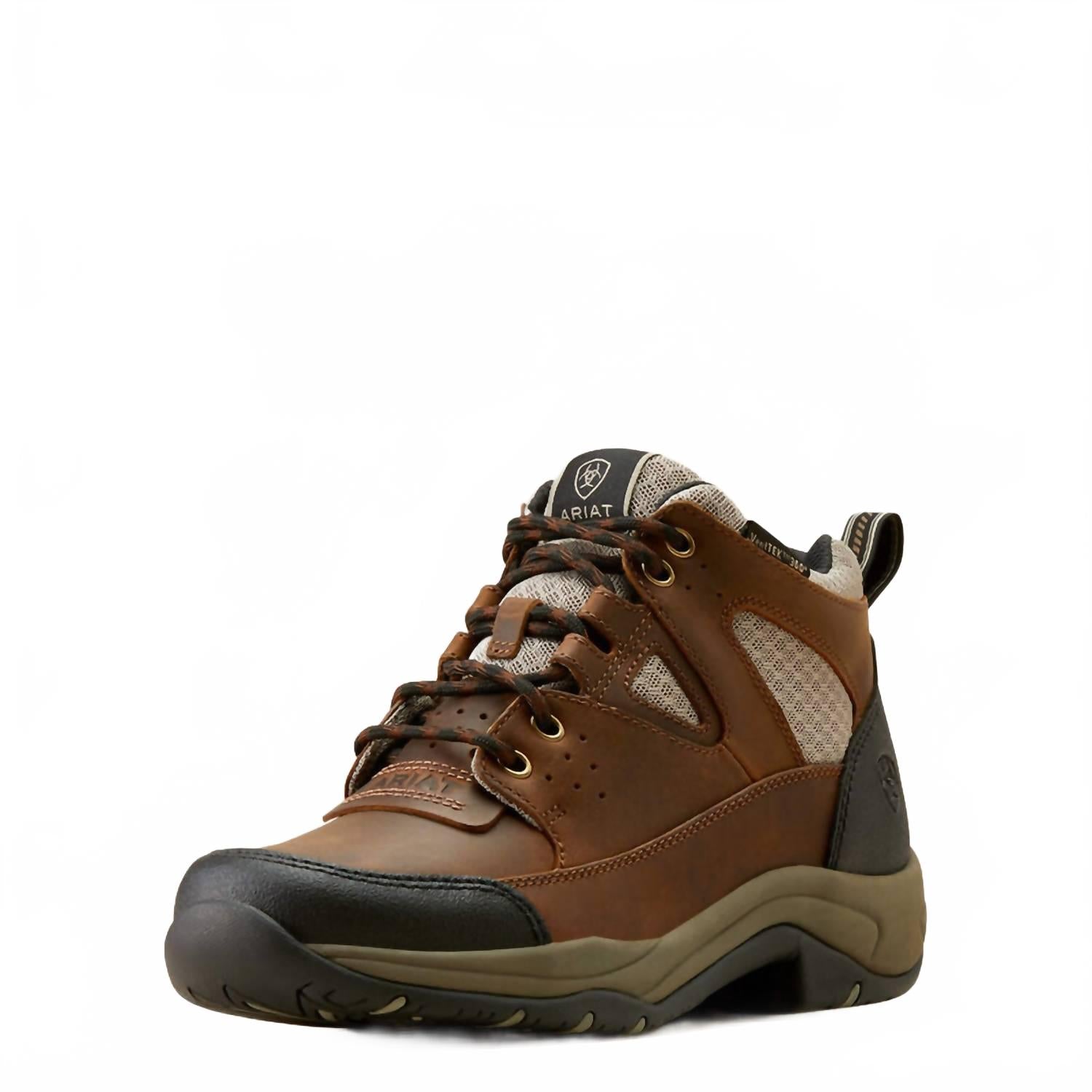 Женские походные ботинки ARIAT Terrain Venttek 360 комбинированные, коричневый — фото 3