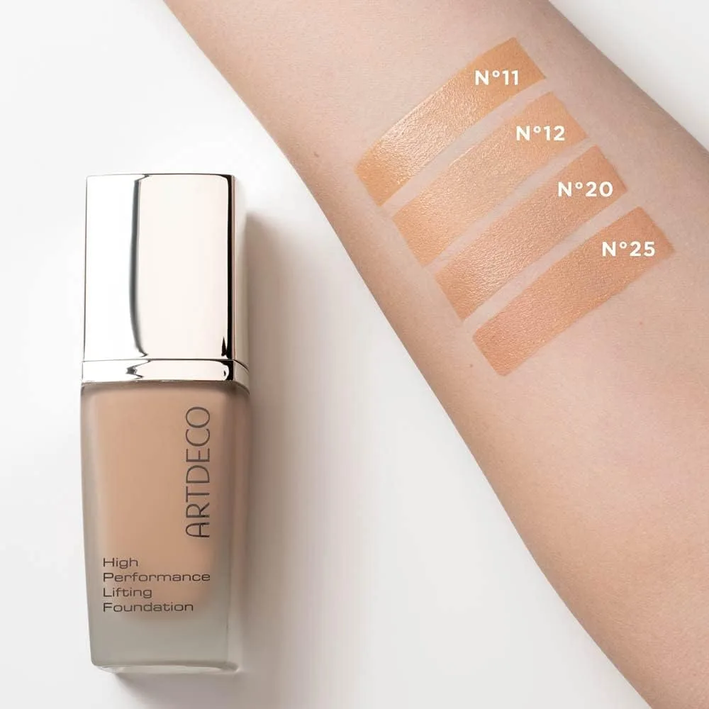ARTDECO High Performance Lifting Foundation - reflecting shell N°12 - разглаживает морщины для упругой кожи и мягкого матового финиша - веганская косметика - жидкий тональный крем с гиалуроном - 31 мл, Reflecting Shell — фото 3