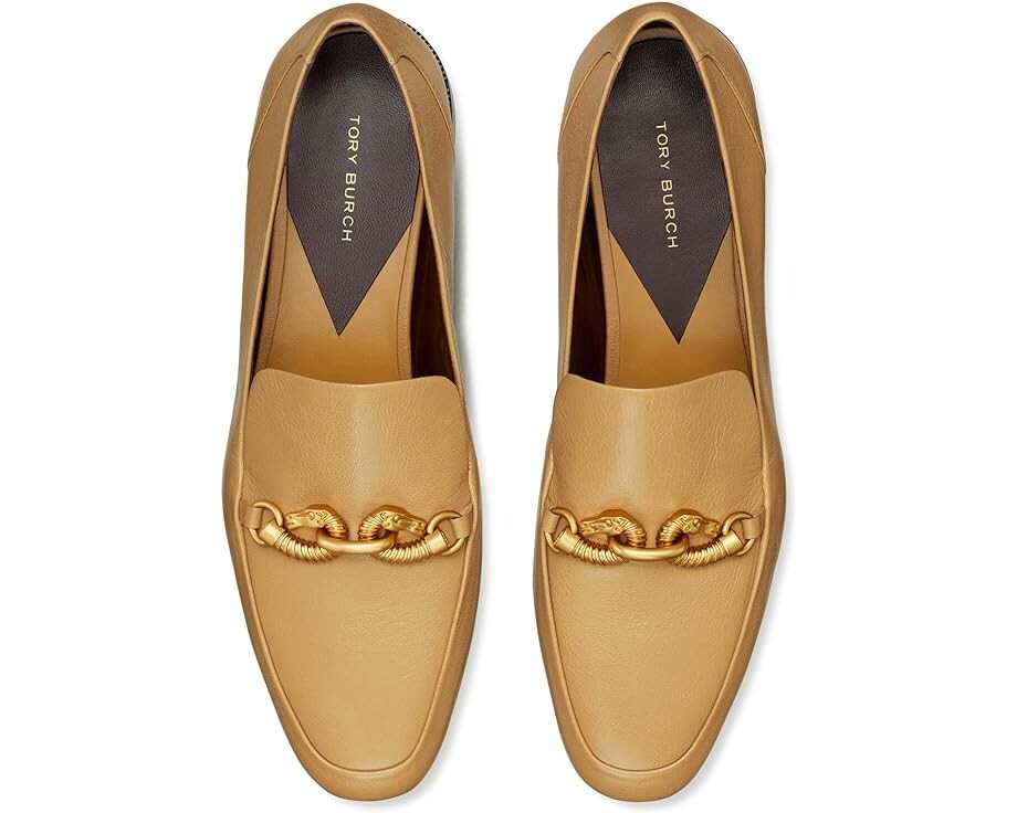 Лоферы Tory Burch Jessa Loafer, цвет Ginger Shortbread/Gold — фото 2