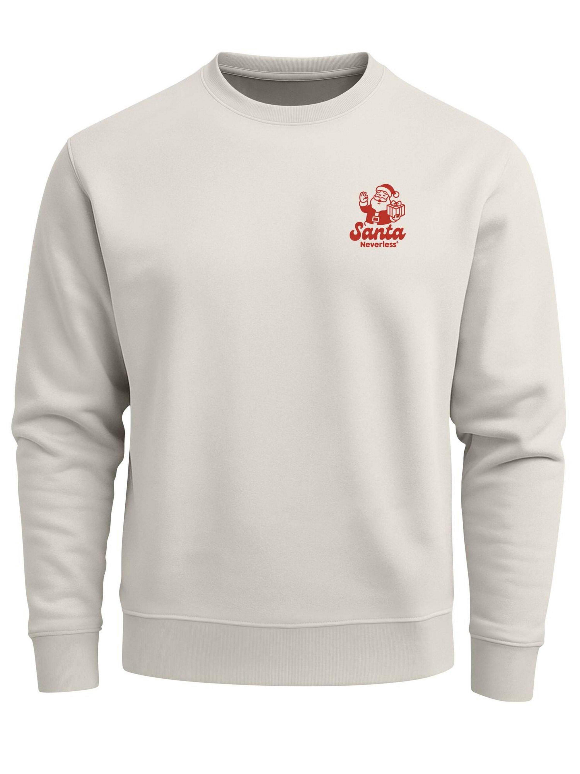 

Neverless Свитшот 'Santa Clause' в цвете Nude
