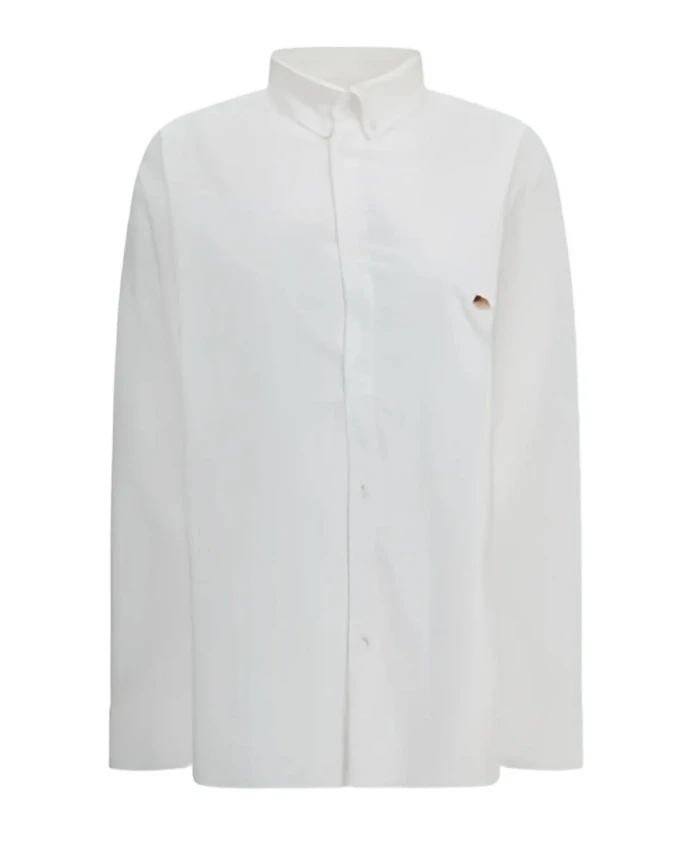 

Рубашка свободного кроя с нашивкой «Ангел» Fiorucci, белый