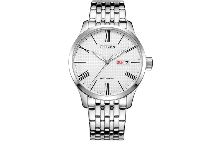 

CITIZEN Часы Mechanical Movement Stainless Steel Strap Watch Men's Watch White Dial