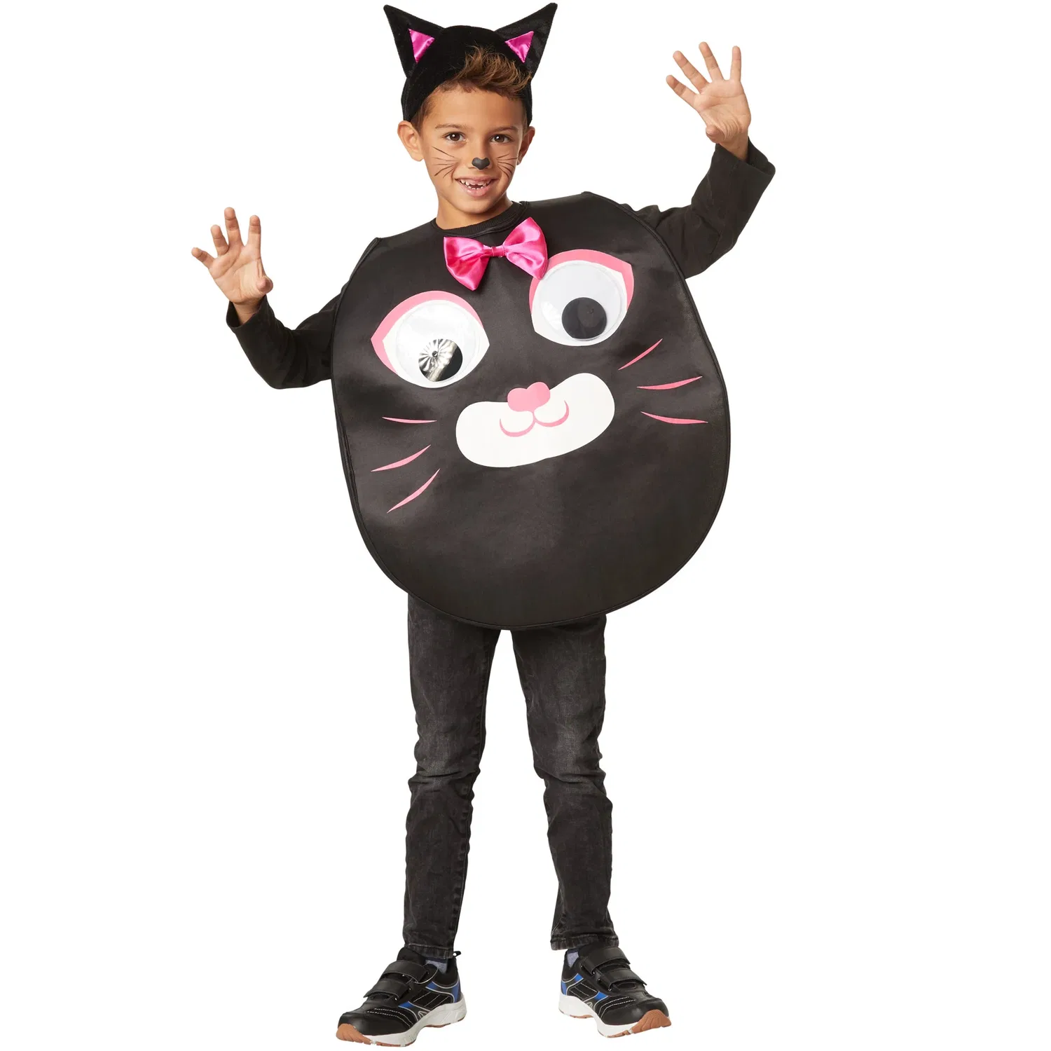 Костюм детский Cartoon Katze, Tectake, черный/розовый