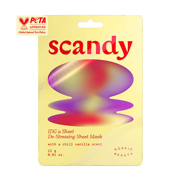 

Успокаивающая маска для лица SCANDY De-Stressing Sheet Mask