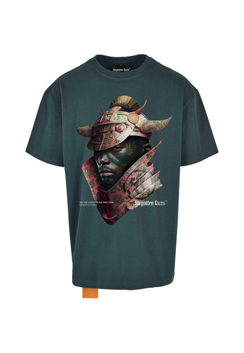

Футболка с принтом YASUKE TEE Forgotten Faces, темно-зеленый