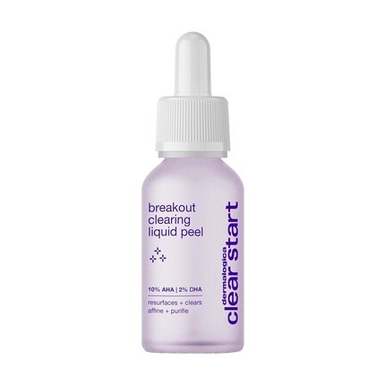 

Dermalogica Clear Start Breakout Clearing Liquid Peel 1 жидкая унция Очищает Осветляет Разглаживает Склонную К Высыпаниям Кожу