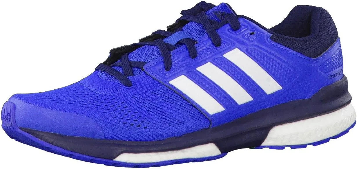 Мужские беговые кроссовки Adidas Boost Revenge 2 m, модель 2015 года, синий