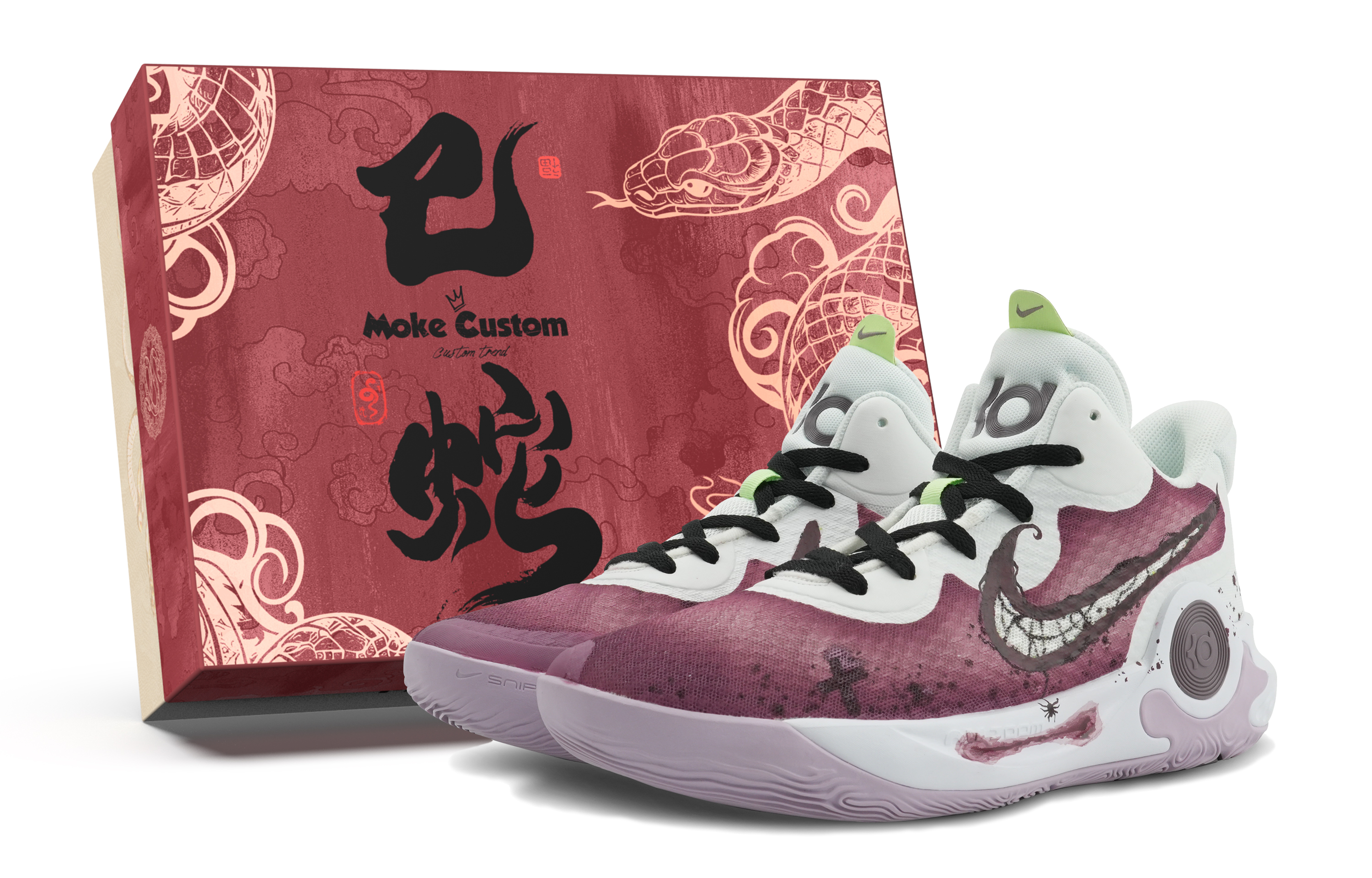 

Nike Баскетбольные кроссовки KD Trey 5 IX Mid Top мужские, фуксия