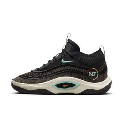 

Кроссовки Nike Cosmic Unity 3 N7 Basketball Shoes, цвет Black/Coconut Milk/University Red/Tour Yellow