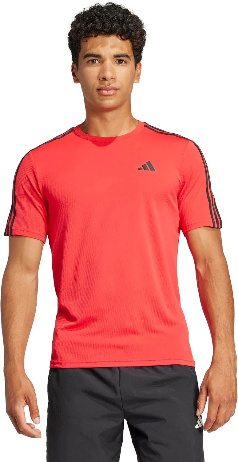 Мужская футболка adidas Train Essentials с тремя полосками