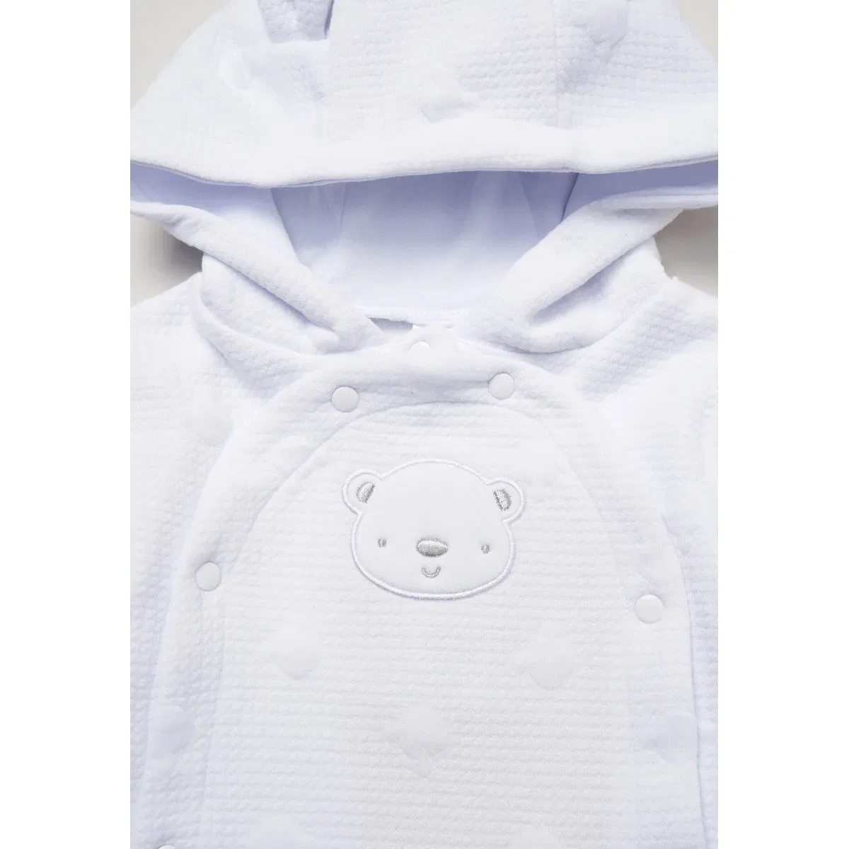 Комбинезон с медвежонком Rock a Bye Baby Boutique, белый — фото 3