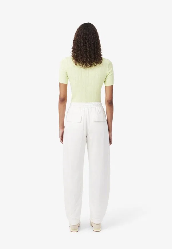 Спортивные штаны Lacoste Blanc V, однотонные, белые — фото 2