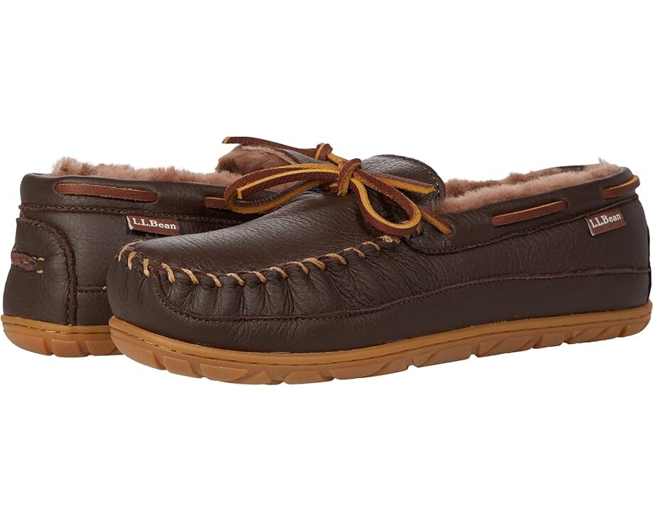 

Тапочки L.L.Bean Wicked Good Moosehide Slipper Moccasin, цвет Chocolate